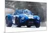 1964 AC Cobra Shelby Racing Watercolor-NaxArt-Mounted Art Print