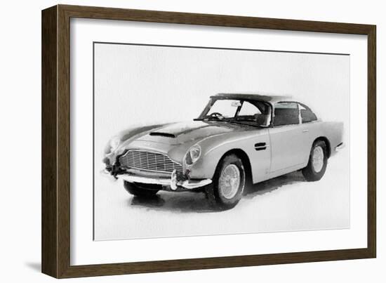 1964 Aston Martin DB5 Watercolor-NaxArt-Framed Art Print