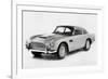 1964 Aston Martin DB5 Watercolor-NaxArt-Framed Art Print