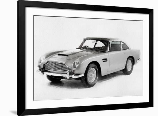 1964 Aston Martin DB5 Watercolor-NaxArt-Framed Art Print