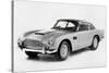 1964 Aston Martin DB5 Watercolor-NaxArt-Stretched Canvas