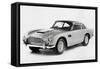 1964 Aston Martin DB5 Watercolor-NaxArt-Framed Stretched Canvas