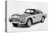 1964 Aston Martin DB5 Watercolor-NaxArt-Stretched Canvas