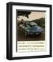 1964 Corvette - Just a Minute-null-Framed Art Print