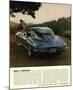 1964 Corvette - Just a Minute-null-Mounted Art Print