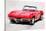 1964 Corvette Stingray Watercolor-NaxArt-Stretched Canvas