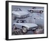 1964 Corvette-null-Framed Art Print