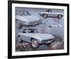 1964 Corvette-null-Framed Art Print