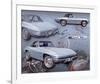 1964 Corvette-null-Framed Art Print