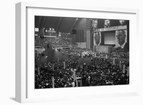 1964 Democratic Convention, Atlantic City, New Jersey-null-Framed Photo