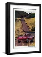 1964 GM Corvette Sting Ray-null-Framed Art Print