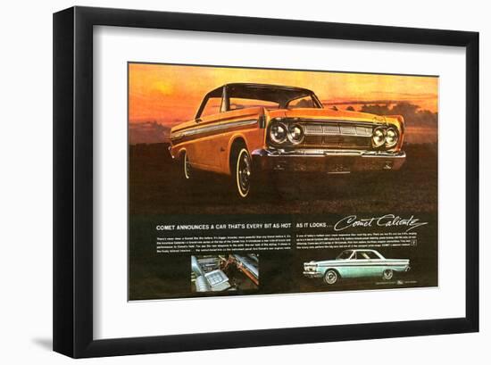 1964 Mercury-Come Caliente Hot-null-Framed Art Print