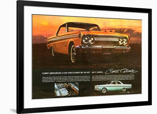 1964 Mercury-Come Caliente Hot-null-Framed Art Print