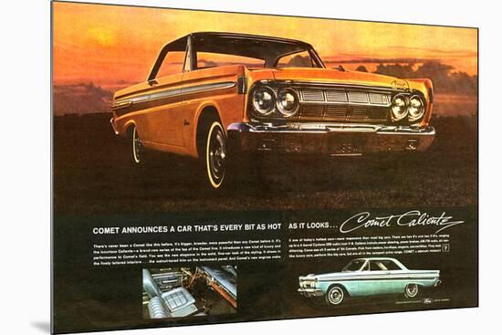 1964 Mercury-Come Caliente Hot-null-Mounted Art Print