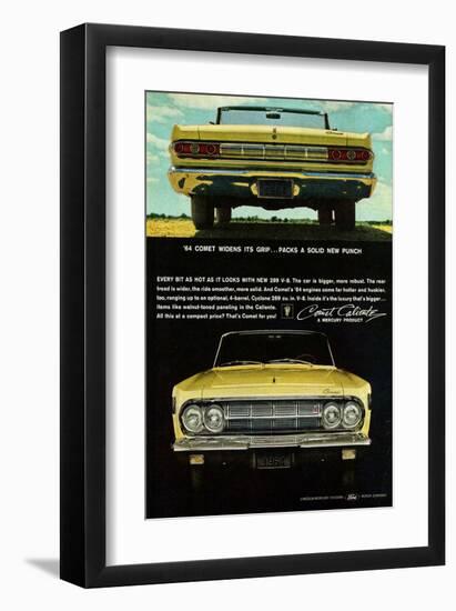 1964 Mercury - Comet Caliente-null-Framed Art Print