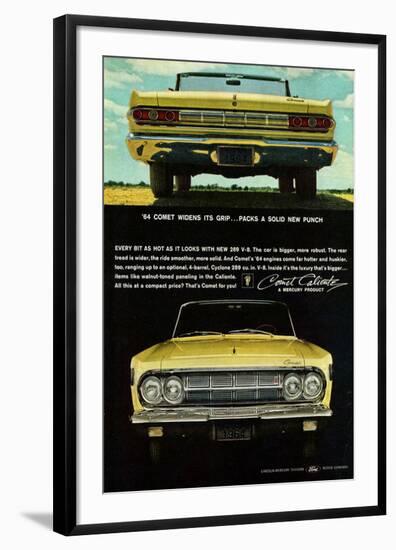 1964 Mercury - Comet Caliente-null-Framed Art Print