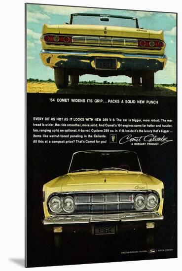 1964 Mercury - Comet Caliente-null-Mounted Art Print