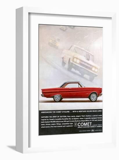 1964 Mercury - Comet Cyclone-null-Framed Premium Giclee Print