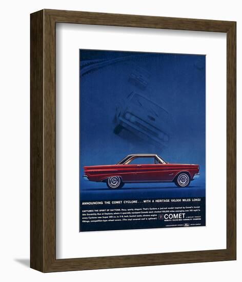 1964 Mercury - Comet Cyclone-null-Framed Art Print