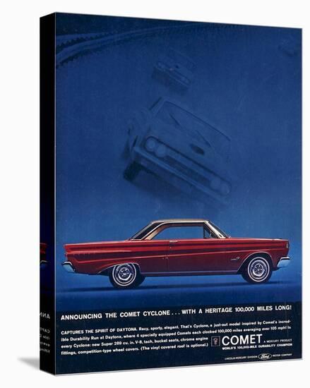 1964 Mercury - Comet Cyclone-null-Stretched Canvas