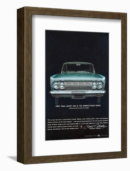 1964 Mercury - Compact Luxury-null-Framed Art Print