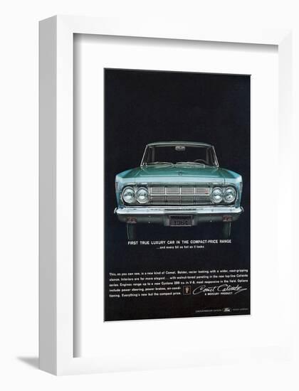 1964 Mercury - Compact Luxury-null-Framed Art Print