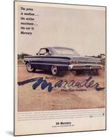 1964 Mercury - Marauder Price-null-Mounted Art Print