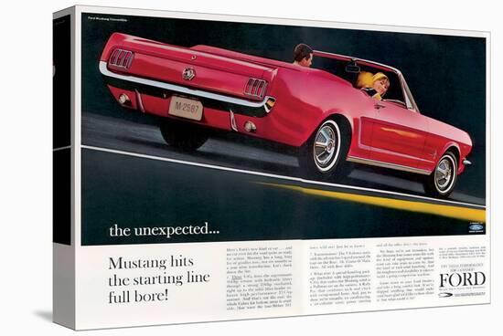 1964 Mustang - the Unexpected-null-Stretched Canvas