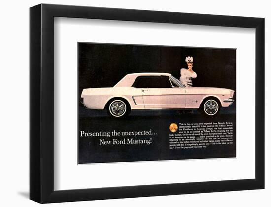 1964 Mustang - Tiffany Award-null-Framed Art Print