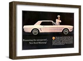 1964 Mustang - Tiffany Award-null-Framed Art Print