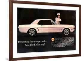 1964 Mustang - Tiffany Award-null-Framed Art Print
