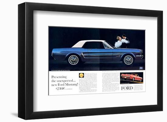 1964 Mustang - Vinyl Roof-null-Framed Art Print