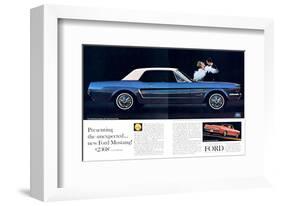 1964 Mustang - Vinyl Roof-null-Framed Art Print