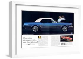 1964 Mustang - Vinyl Roof-null-Framed Art Print