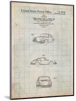 1964 Porsche 911 Patent-Cole Borders-Mounted Art Print