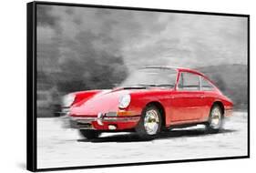 1964 Porsche 911 Watercolor-NaxArt-Framed Stretched Canvas