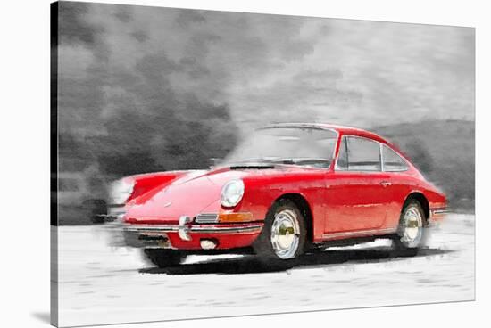 1964 Porsche 911 Watercolor-NaxArt-Stretched Canvas