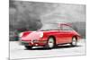 1964 Porsche 911 Watercolor-NaxArt-Mounted Art Print