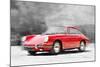 1964 Porsche 911 Watercolor-NaxArt-Mounted Art Print