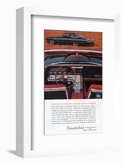 1964 Proceed to Thunderbird-null-Framed Art Print