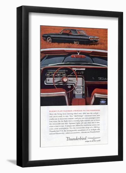 1964 Proceed to Thunderbird-null-Framed Art Print