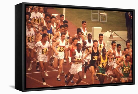 1964 Summer Olympics, Tokyo, Japan-Art Rickerby-Framed Stretched Canvas