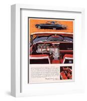 1964 Thunderbird - Flight Plan-null-Framed Art Print