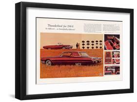 1964 Thunderbird -So Different-null-Framed Art Print