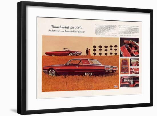 1964 Thunderbird -So Different-null-Framed Art Print