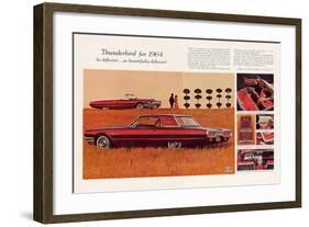 1964 Thunderbird -So Different-null-Framed Art Print