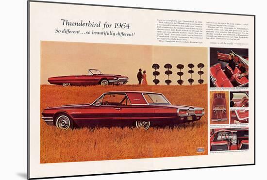 1964 Thunderbird -So Different-null-Mounted Art Print
