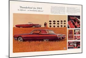 1964 Thunderbird -So Different-null-Mounted Art Print