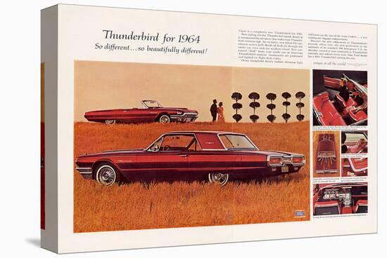 1964 Thunderbird -So Different-null-Stretched Canvas