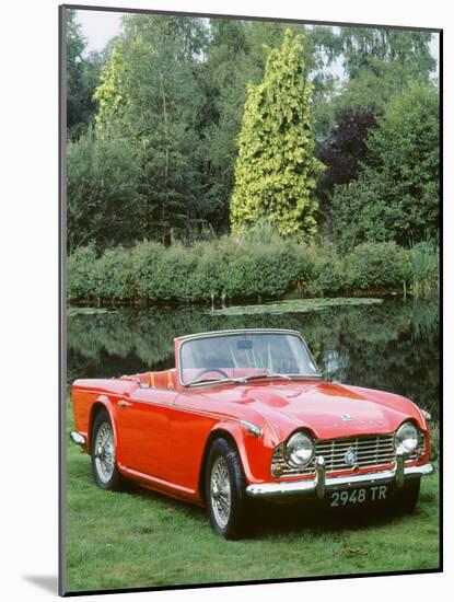 1964 Triumph TR4-null-Mounted Photographic Print